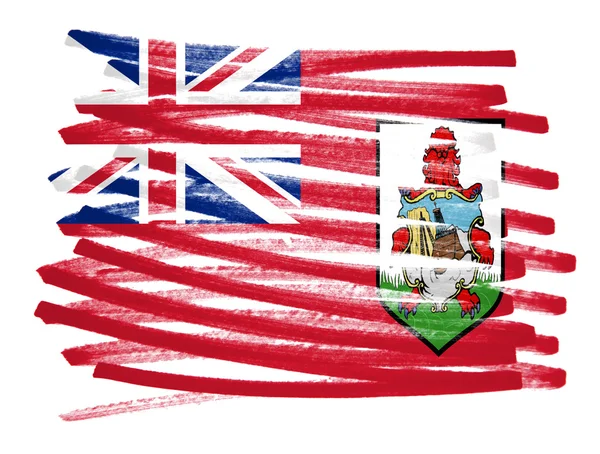 Vlag illustratie - Bermuda — Stockfoto