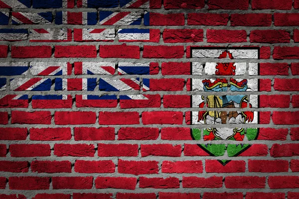 Ciemny mur - Bermuda — Zdjęcie stockowe