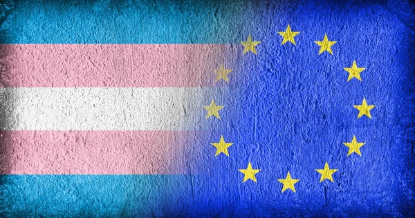 El orgullo trans y la UE — Foto de Stock