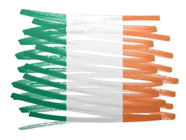 Flag illustration - Ireland — Stock Photo, Image