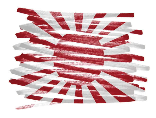 Illustration du drapeau - Japon — Photo