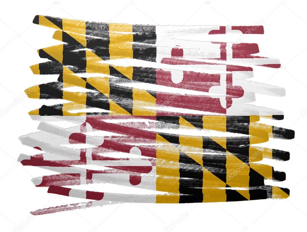 Flag illustration - Maryland