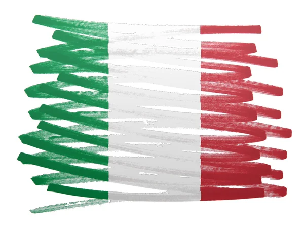 Ilustración de la bandera - Italia — Foto de Stock