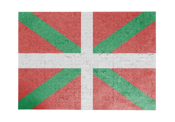 Großes Puzzle aus 1000 Teilen - Baskenland — Stockfoto