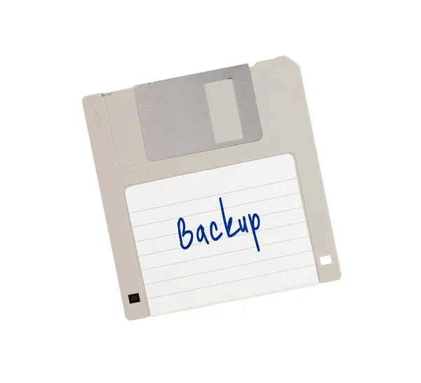 Diskette - Tachnology uit het verleden, geïsoleerd op wit — Stockfoto