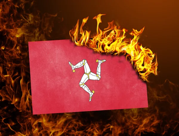 Прапор спалювання - Мен — стокове фото