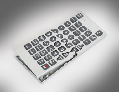 Kırık eski uzaktan kumanda tv