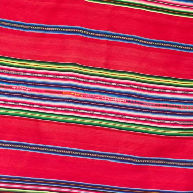 Bir masa örtüsü closeup ketenden