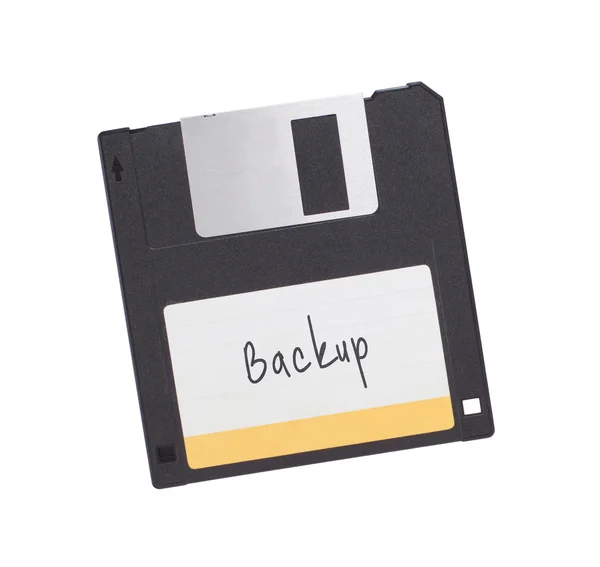 Diskette - Tachnology uit het verleden, geïsoleerd op wit — Stockfoto