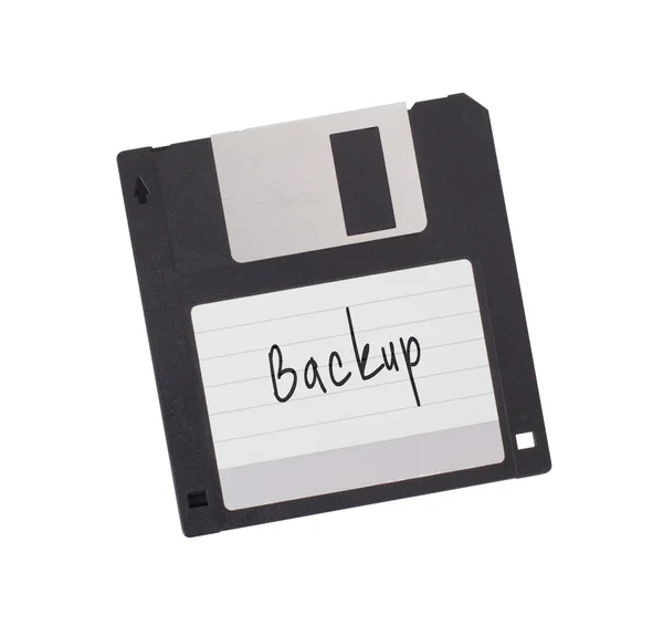 Diskette - Tachnology uit het verleden, geïsoleerd op wit — Stockfoto