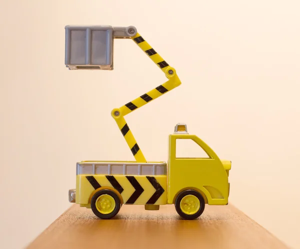 Old toy emergency truck isolated — Stock Photo, Image