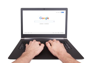 Heerenveen, Hollanda - 6 Haziran 2015: Google bir Amerikan mu olduğunu