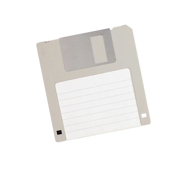 Diskette - Tachnology uit het verleden, geïsoleerd op wit — Stockfoto