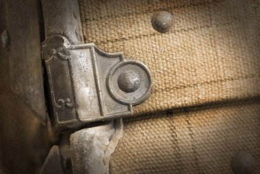 Eski tuval gövde detay yakın çekim