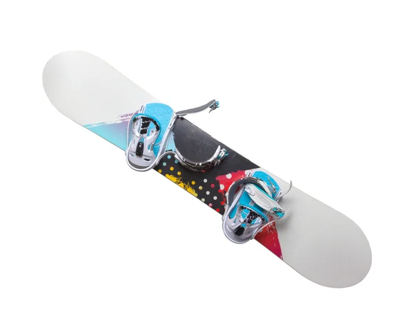 Velho snowboard isolado — Fotografia de Stock