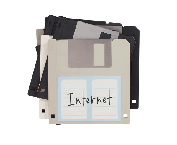 Disk floppy, dukungan penyimpanan data — Stok Foto