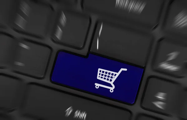 E-commerce en online winkelen concept — Stockfoto