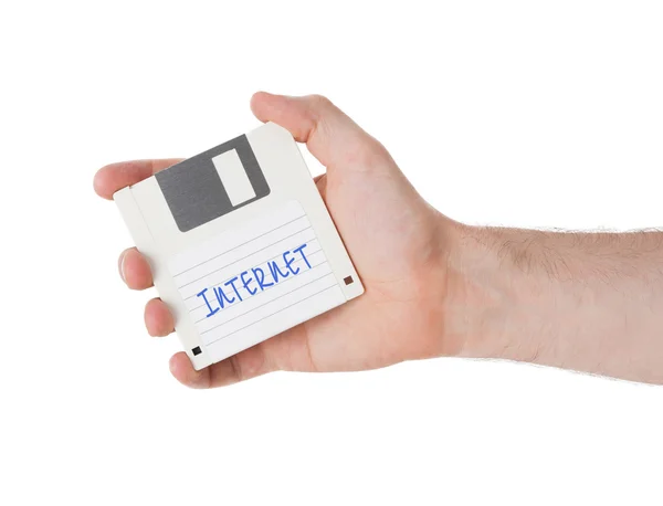 Disk floppy, dukungan penyimpanan data — Stok Foto