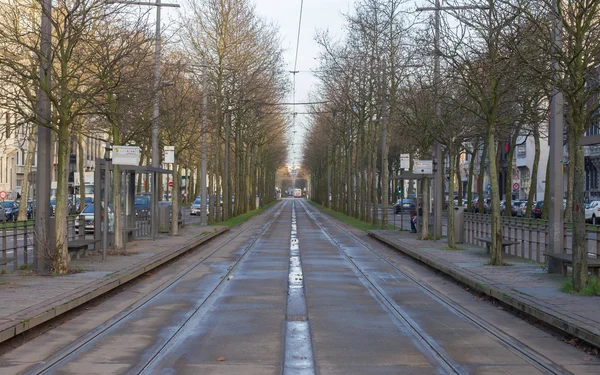 Antwerp, Belçika - 23 Aralık 2015: Kamu Antwer içinde taşıma — Stok fotoğraf