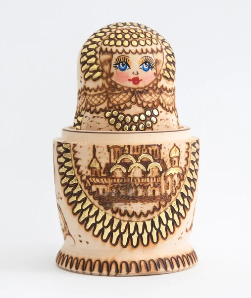 Russische houten pop - Matryoshka — Stockfoto