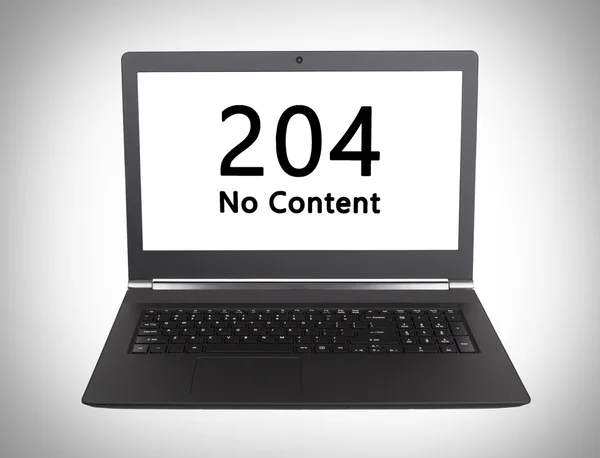 HTTP Status code - 204, No Content — Stock Photo, Image