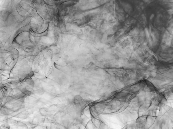 White and black smoke — Stock Photo, Image