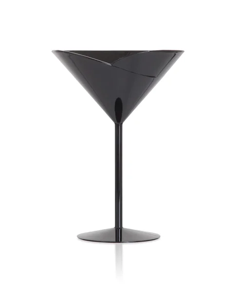 Copo de cocktail preto — Fotografia de Stock