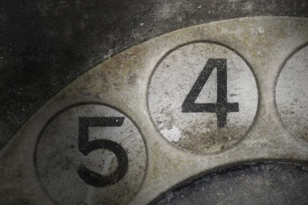 Close up of Vintage phone dial - 4 — Stock Photo, Image
