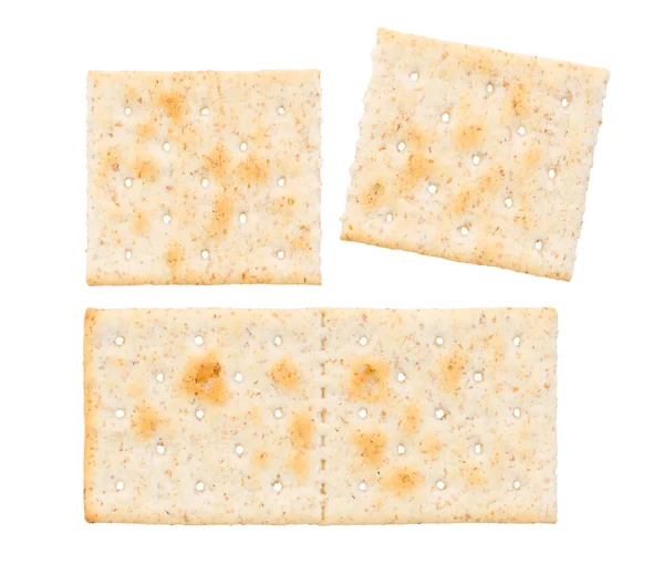 Kleine crackers geïsoleerd — Stockfoto