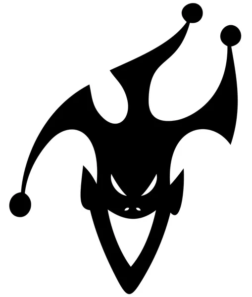 palyaço yüzü vektör illüstrasyonu