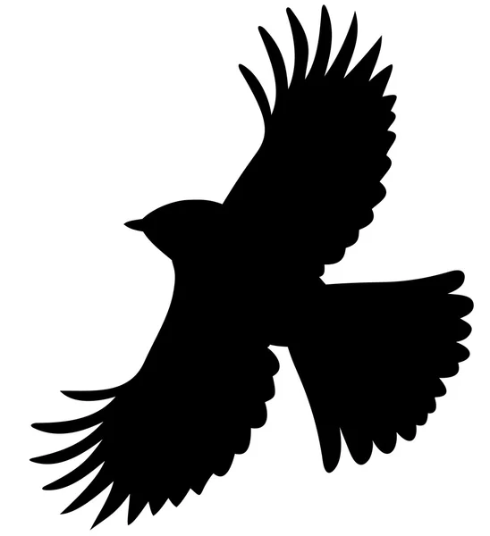 Vogel im Flug — Stockvektor