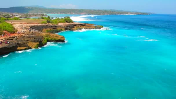 Bali Nusa Lembongan Adası Endonezya — Stok video