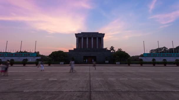 Mausoleo de Ho Chi Minh — Vídeo de stock