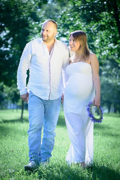 Couple young family — Stock Photo, Image