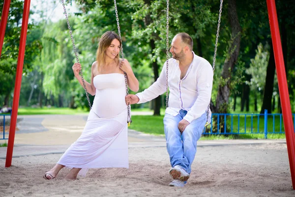 Couple young family — Stock Photo, Image