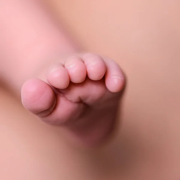 Piccolo piede di neonato — Foto Stock