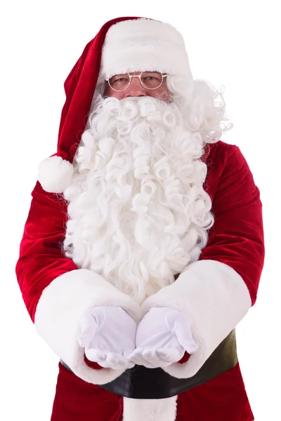 Babbo Natale mostra gesto — Foto Stock