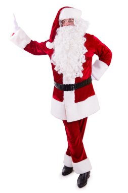 Noel Baba jest gösterir