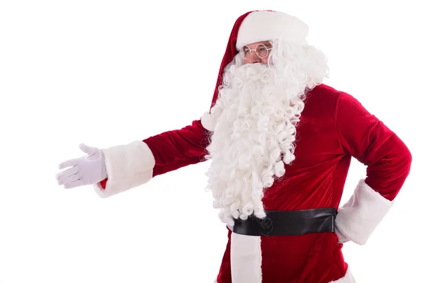 Babbo Natale dà la mano — Foto Stock