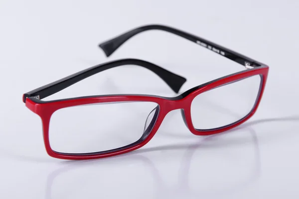 Optik kırmızı gözlük — Stok fotoğraf