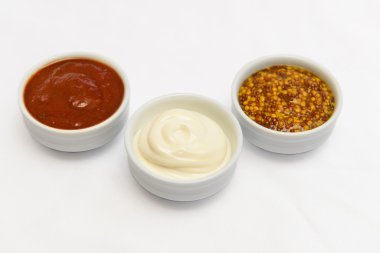 different sauces for barbecue clipart