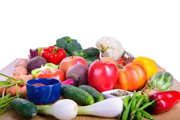 Diferentes verduras aisladas —  Fotos de Stock