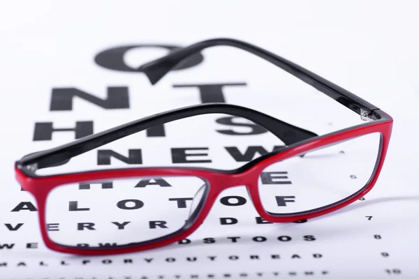 Óculos e oftalmologia — Fotografia de Stock
