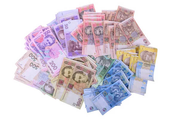 乌克兰格里夫纳汇率货币 — 图库照片