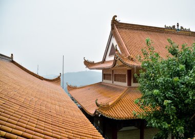 Manzara Budist tapınağı