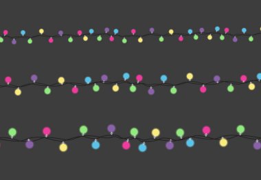 Parlak ışıklar, çelenk süslemesi neon lambaya yol açtı
