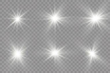 Parlayan yıldız, parlayan güneş, ışıldayan toz.