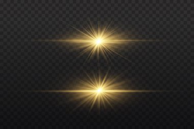 Parlayan yıldız, parlayan güneş, ışıldayan toz.