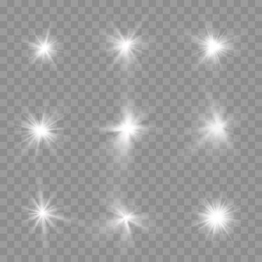 Parlayan yıldız, parlayan güneş, ışıldayan toz.