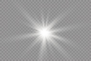 Parlayan yıldız, parlayan güneş, ışıldayan toz.